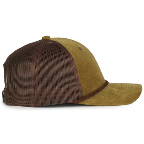 Outdoor Cap OCCORDM Corduroy Structured Trucker Hat Unisex Accessories Hats & Caps
