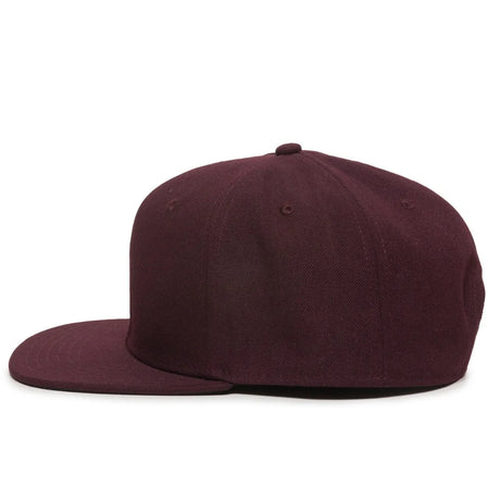 Outdoor Cap REDLBL101 Flat Bill Structured Solid Back Hat Unisex Accessories Hats & Caps