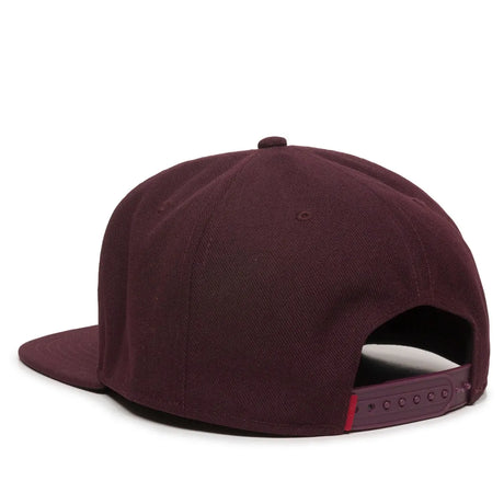 Outdoor Cap REDLBL101 Flat Bill Structured Solid Back Hat Unisex Accessories Hats & Caps