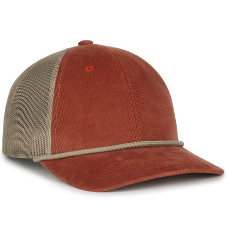 Outdoor Cap OCCORDM Corduroy Structured Trucker Hat Unisex Accessories Hats & Caps