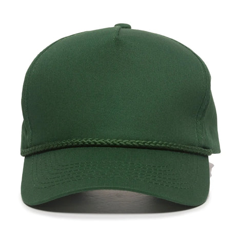 Outdoor Cap GL-555 Corded Visor Structured Solid Back Hat Unisex Accessories Hats & Caps