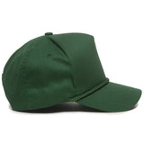 Outdoor Cap GL-555 Corded Visor Structured Solid Back Hat Unisex Accessories Hats & Caps