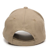 Outdoor Cap BCT-600 Brushed Twill Structured Solid Panel Hat Unisex Accessories Hats & Caps
