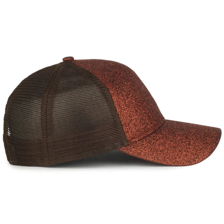 Outdoor Cap OCGLTR Glitter Fabric Structured Trucker Hat Unisex Accessories Hats & Caps