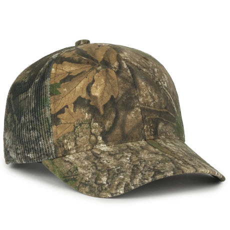 Outdoor Cap 315M Canvas Camo Structured Trucker Hat Unisex Accessories Hats & Caps