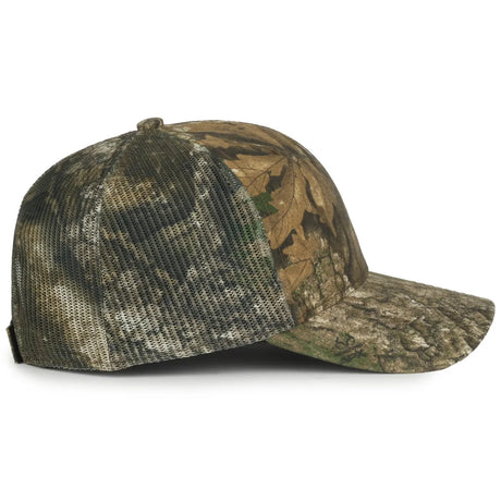 Outdoor Cap 315M Canvas Camo Structured Trucker Hat Unisex Accessories Hats & Caps