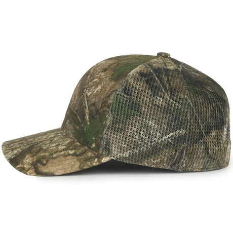 Outdoor Cap 315M Canvas Camo Structured Trucker Hat Unisex Accessories Hats & Caps