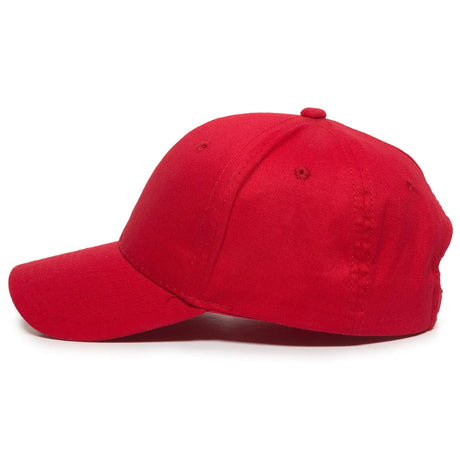 Outdoor Cap BCT-600 Brushed Twill Structured Solid Panel Hat Unisex Accessories Hats & Caps