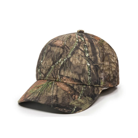 Outdoor Cap 315M Canvas Camo Structured Trucker Hat Unisex Accessories Hats & Caps