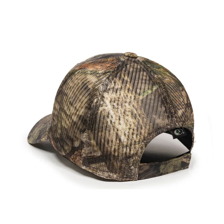 Outdoor Cap 315M Canvas Camo Structured Trucker Hat Unisex Accessories Hats & Caps