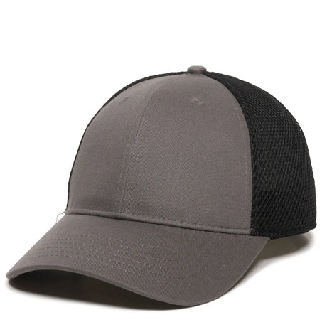 Outdoor Cap SWM-600 Cotton Twill Structured Trucker Hat Unisex Accessories Hats & Caps