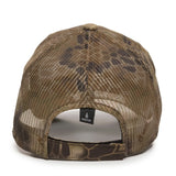 Outdoor Cap 315M Canvas Camo Structured Trucker Hat Unisex Accessories Hats & Caps
