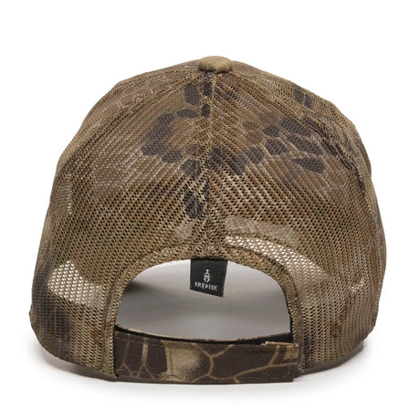 Outdoor Cap 315M Canvas Camo Structured Trucker Hat Unisex Accessories Hats & Caps