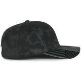 Outdoor Cap CWF-305 Woven Flag Structured Solid Back Hat Unisex Accessories Hats & Caps