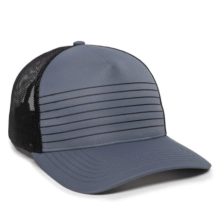 Outdoor Cap OC503M Moisture Wicking Structured Trucker Hat Unisex Accessories Hats & Caps