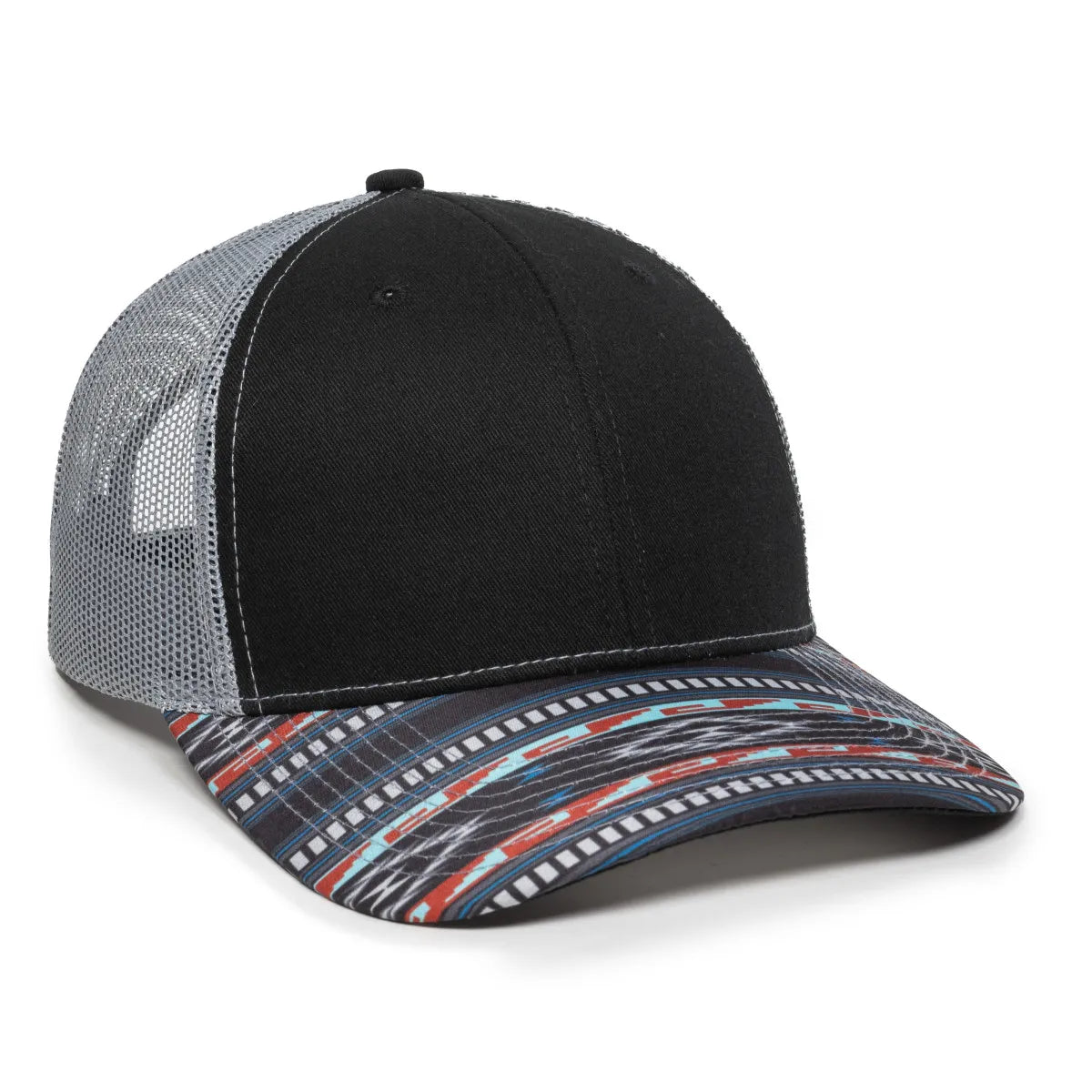 Outdoor Cap OC771P Structured Trucker Hat-1