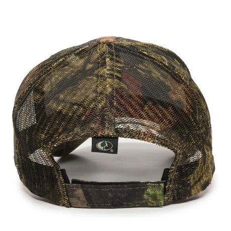 Outdoor Cap 315M Canvas Camo Structured Trucker Hat Unisex Accessories Hats & Caps
