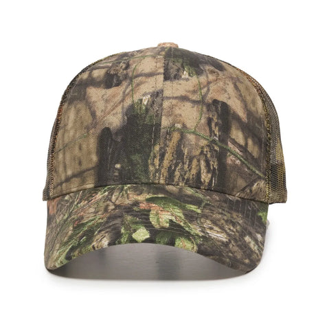 Outdoor Cap 315M Canvas Camo Structured Trucker Hat Unisex Accessories Hats & Caps
