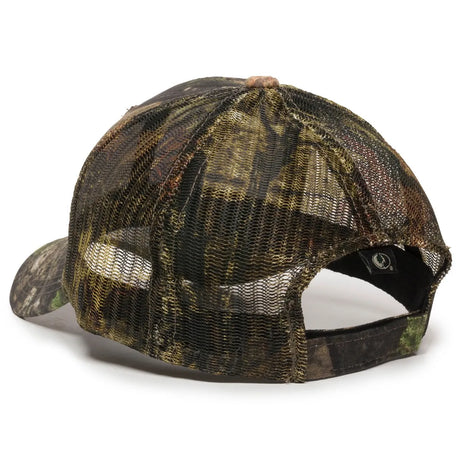 Outdoor Cap 315M Canvas Camo Structured Trucker Hat Unisex Accessories Hats & Caps