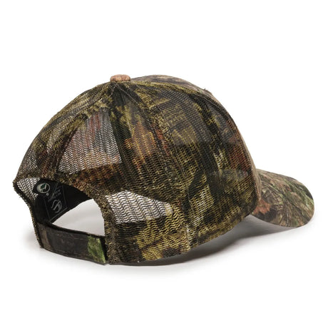 Outdoor Cap 315M Canvas Camo Structured Trucker Hat Unisex Accessories Hats & Caps