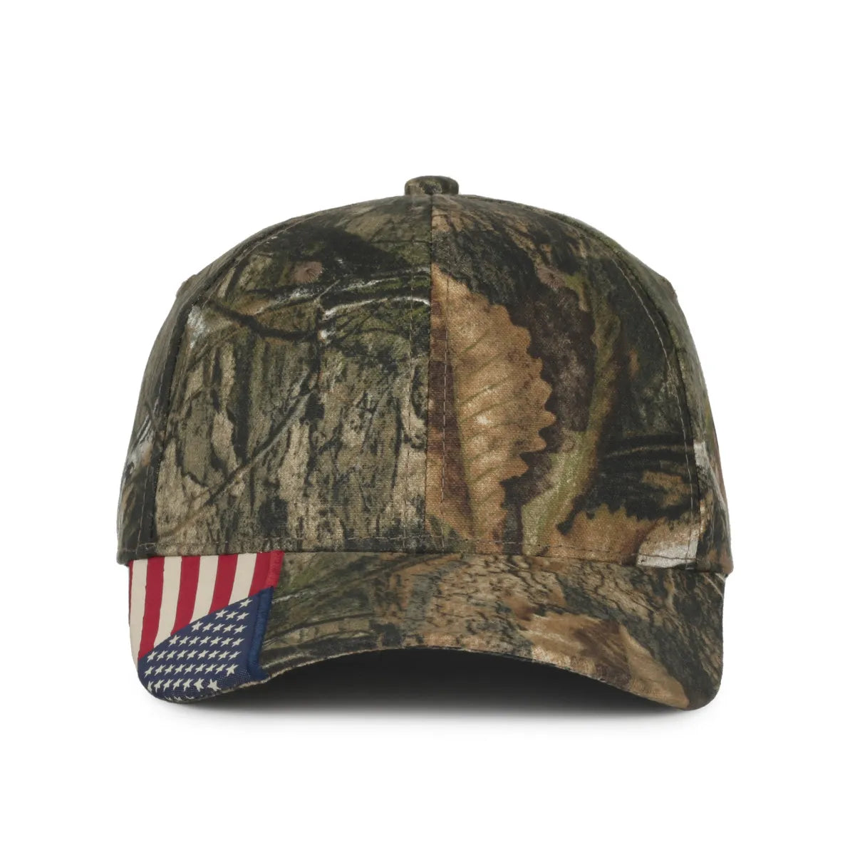 Outdoor Cap CWF-305 Woven Flag Structured Solid Back Hat Unisex Accessories Hats & Caps