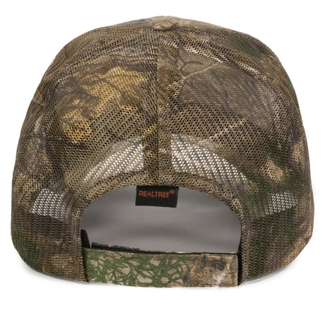 Outdoor Cap 315M Canvas Camo Structured Trucker Hat Unisex Accessories Hats & Caps