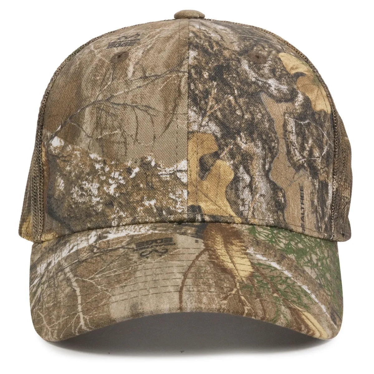 Outdoor Cap 315M Canvas Camo Structured Trucker Hat Unisex Accessories Hats & Caps