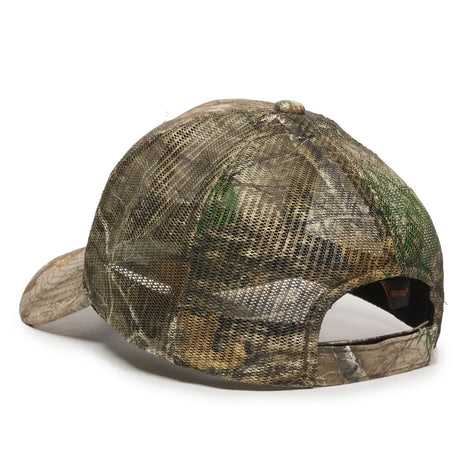 Outdoor Cap 315M Canvas Camo Structured Trucker Hat Unisex Accessories Hats & Caps