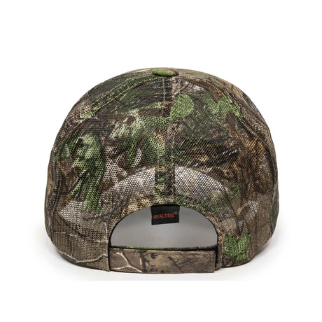 Outdoor Cap 315M Canvas Camo Structured Trucker Hat Unisex Accessories Hats & Caps