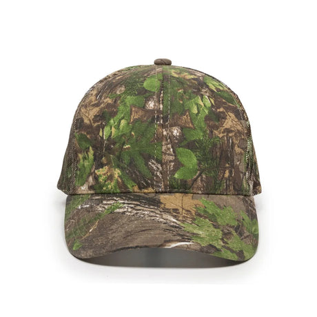 Outdoor Cap 315M Canvas Camo Structured Trucker Hat Unisex Accessories Hats & Caps