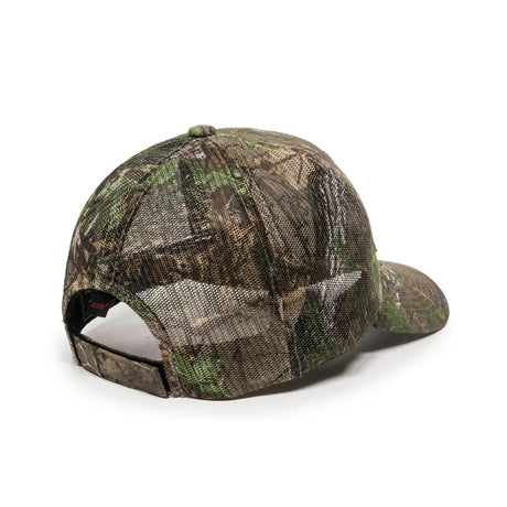 Outdoor Cap 315M Canvas Camo Structured Trucker Hat Unisex Accessories Hats & Caps