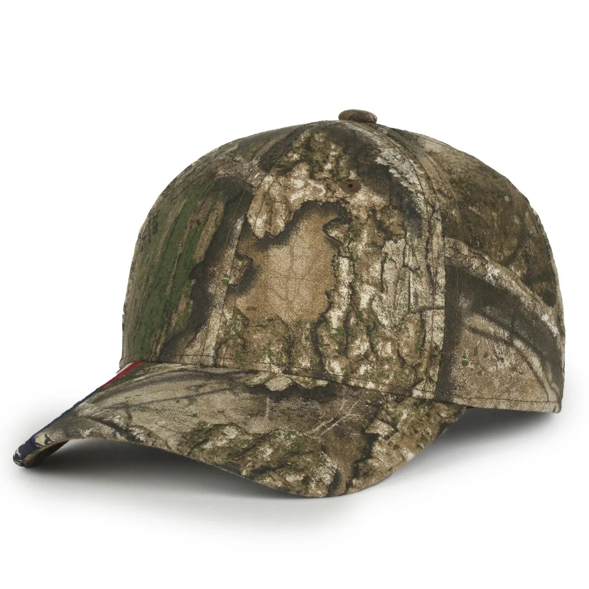 Outdoor Cap CWF-305 Woven Flag Structured Solid Back Hat Unisex Accessories Hats & Caps