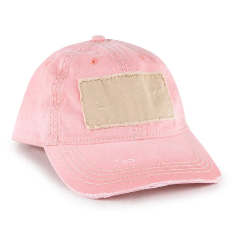 Outdoor Cap OC902 Heavy Washed Patch Unstructured Solid Back Hat Unisex Accessories Hats & Caps