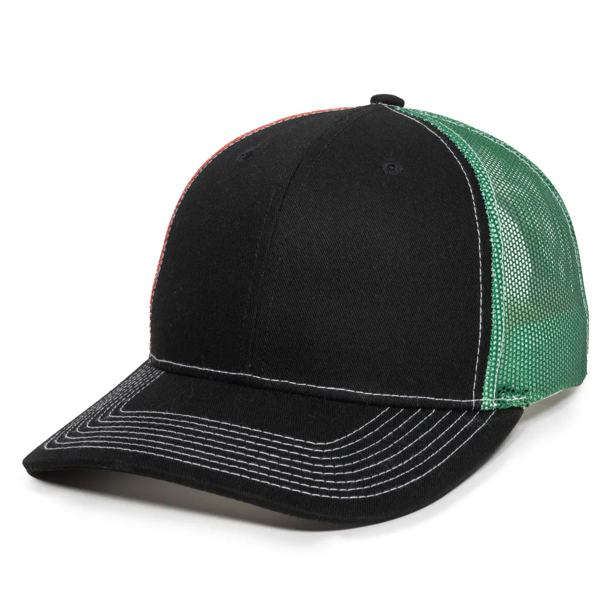 Outdoor Cap OC771PM Sublimated Flags Structured Trucker Hat Unisex Accessories Hats & Caps
