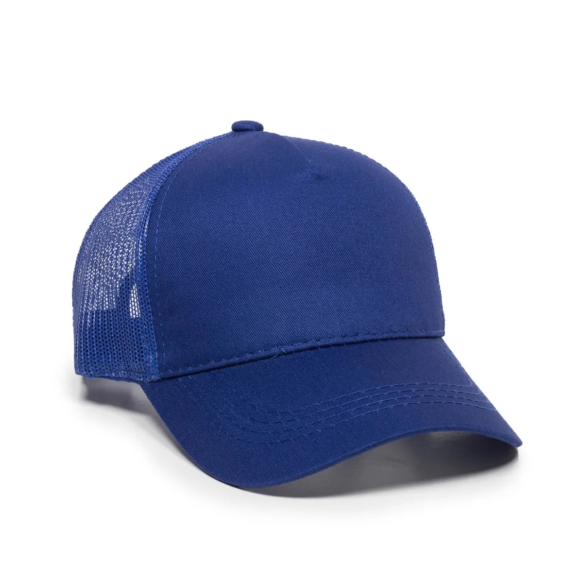 Outdoor Cap GL-415 Solid Cotton Twill Structured Trucker Hat Unisex Accessories Hats & Caps