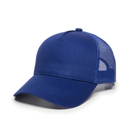 Outdoor Cap GL-415 Solid Cotton Twill Structured Trucker Hat Unisex Accessories Hats & Caps