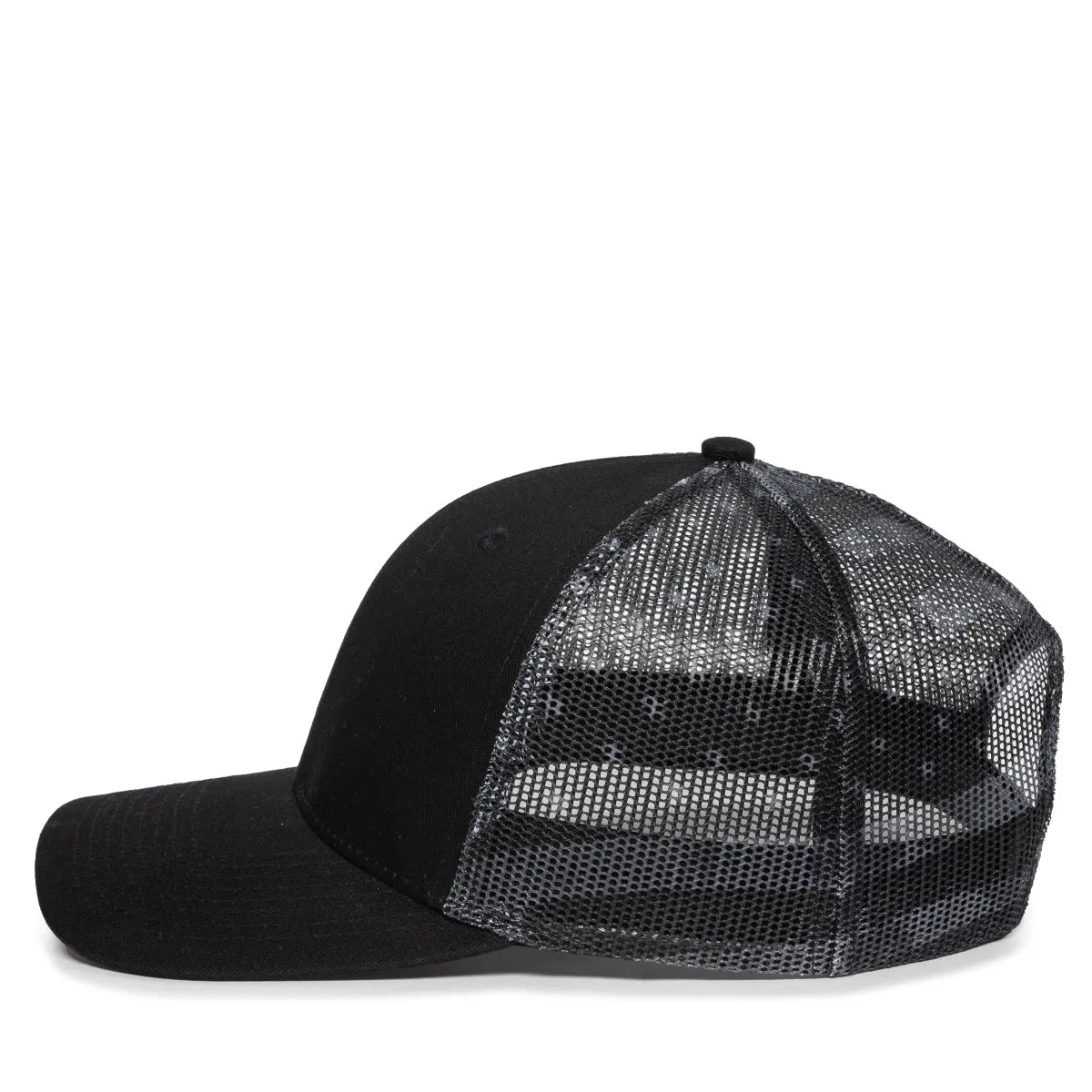 Outdoor Cap OC771PM Sublimated Flags Structured Trucker Hat Unisex Accessories Hats & Caps