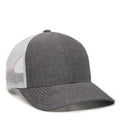 Outdoor Cap MBW-800CB Cotton Chambray Structured Trucker Hat Unisex Accessories Hats & Caps