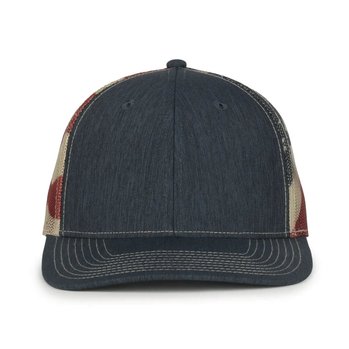 Outdoor Cap OC771PM Sublimated Flags Structured Trucker Hat Unisex Accessories Hats & Caps