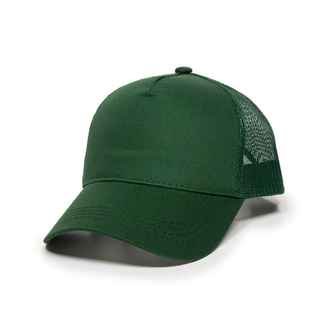 Outdoor Cap GL-415 Solid Cotton Twill Structured Trucker Hat Unisex Accessories Hats & Caps