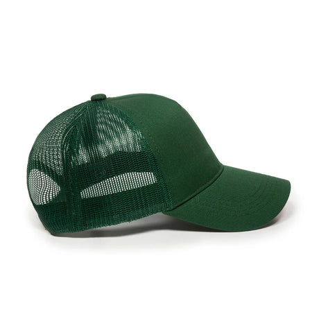 Outdoor Cap GL-415 Solid Cotton Twill Structured Trucker Hat Unisex Accessories Hats & Caps