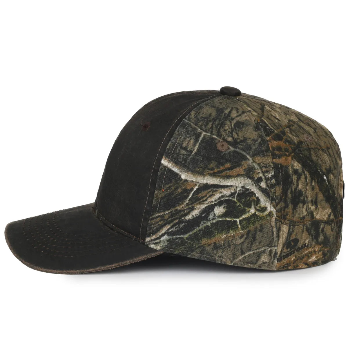 Outdoor Cap HPC-305 Camo Unstructured Solid Back Hat Unisex Accessories Hats & Caps