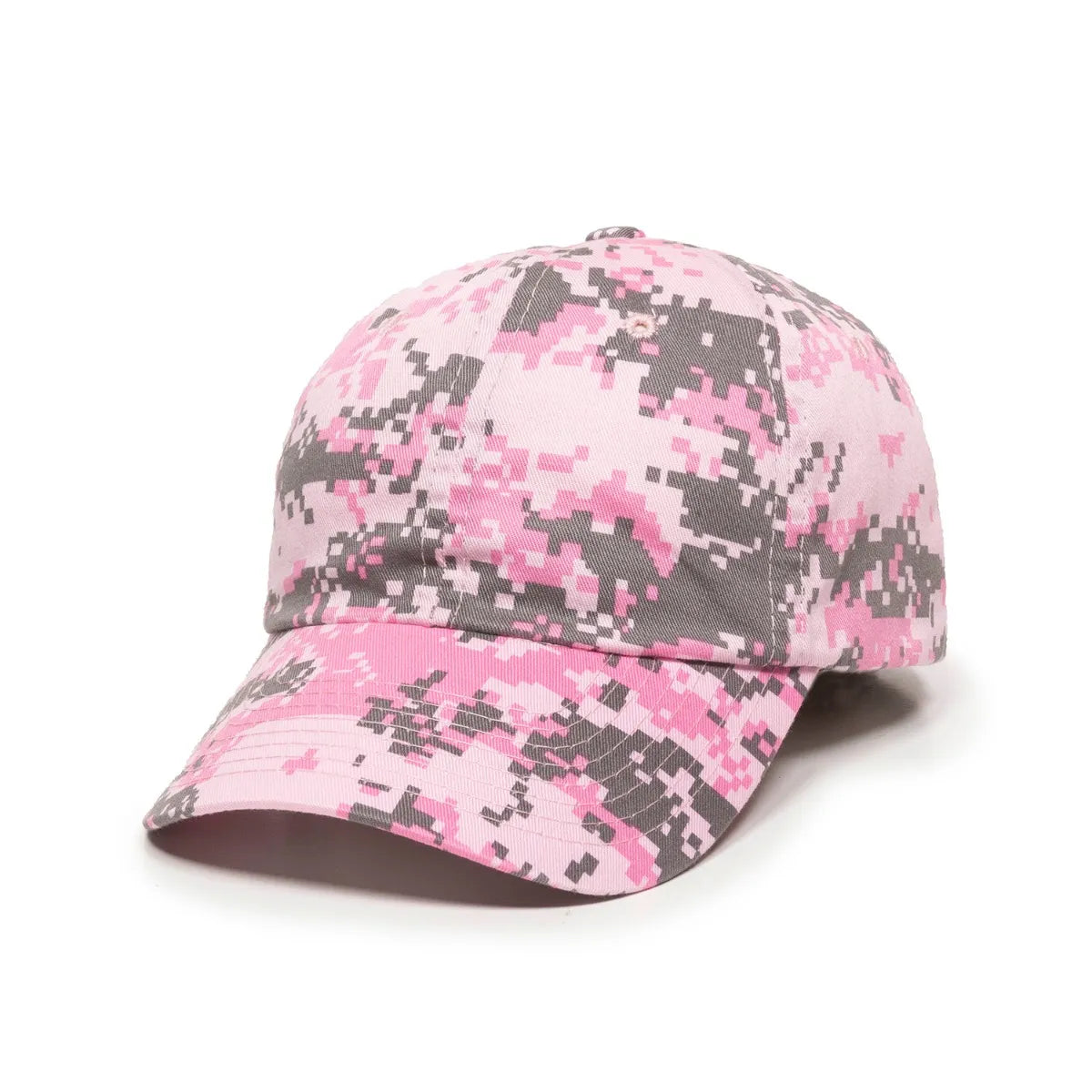 Outdoor Cap DC-660 Camo Unstructured Solid Back Hat Unisex Accessories Hats & Caps