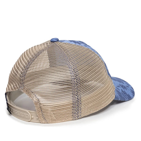 Outdoor Cap OC901M Aztec & Leopard Unstructured Trucker Hat Unisex Accessories Hats & Caps
