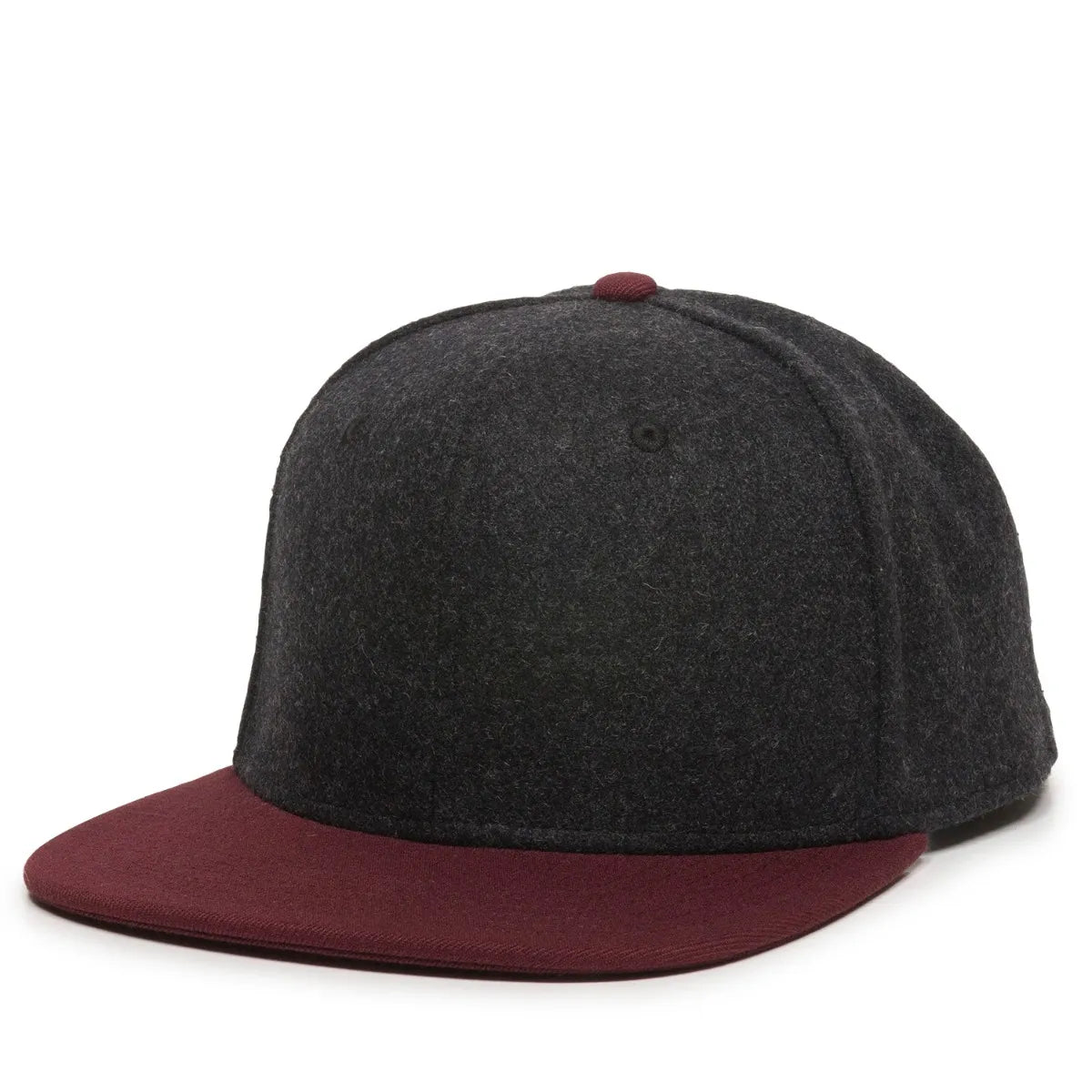 Outdoor Cap REDLBL104 Melton Wool Structured Solid Back Hat Unisex Accessories Hats & Caps
