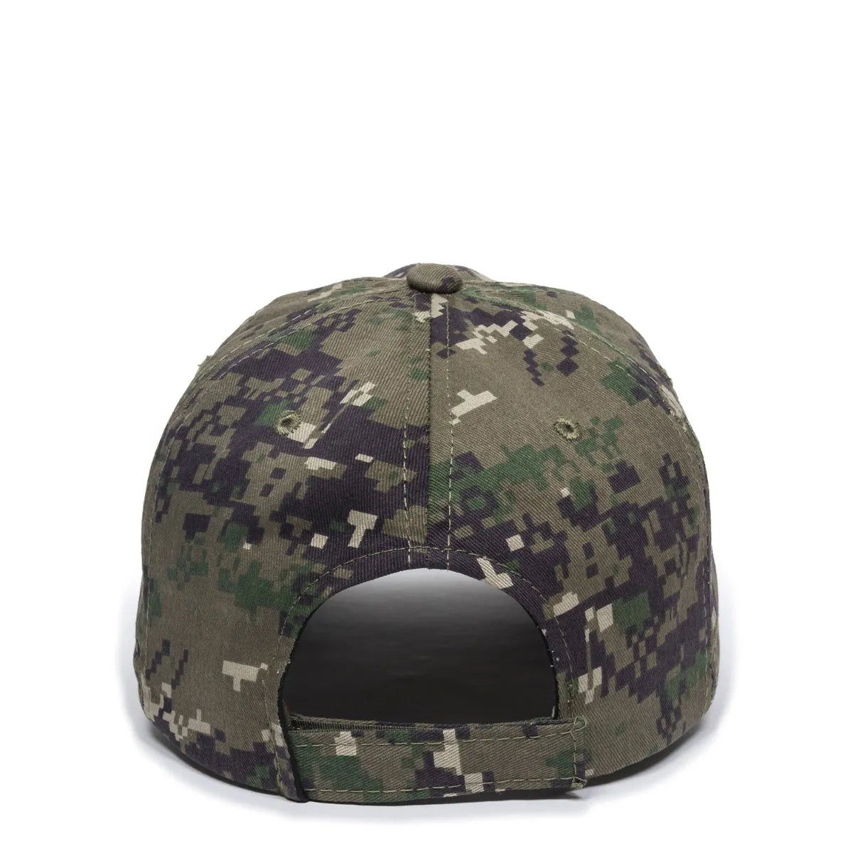 Outdoor Cap DC-660 Camo Unstructured Solid Back Hat Unisex Accessories Hats & Caps
