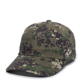 Outdoor Cap DC-660 Camo Unstructured Solid Back Hat Unisex Accessories Hats & Caps