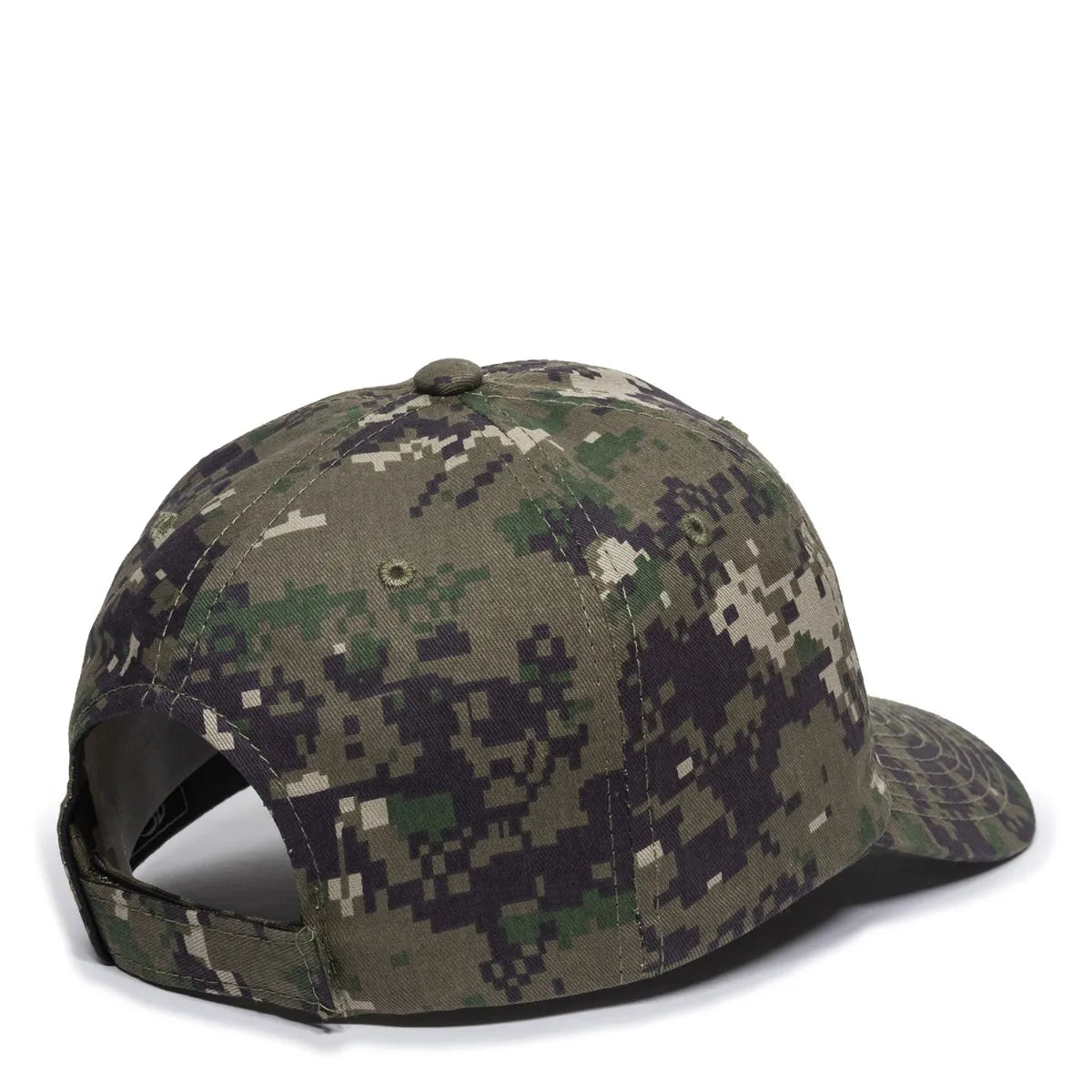 Outdoor Cap DC-660 Camo Unstructured Solid Back Hat Unisex Accessories Hats & Caps
