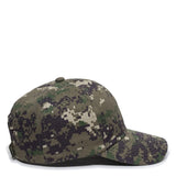 Outdoor Cap DC-660 Camo Unstructured Solid Back Hat Unisex Accessories Hats & Caps