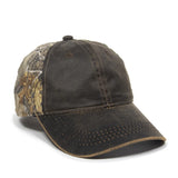Outdoor Cap HPC-305 Camo Unstructured Solid Back Hat Unisex Accessories Hats & Caps